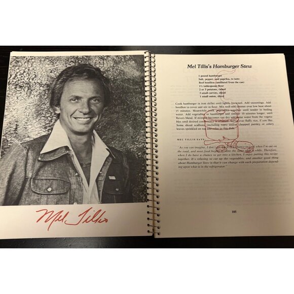 Cooking With Country Cookbook By Claudia Burgess 1978 Recipes & Biographies - Picture 9 of 9